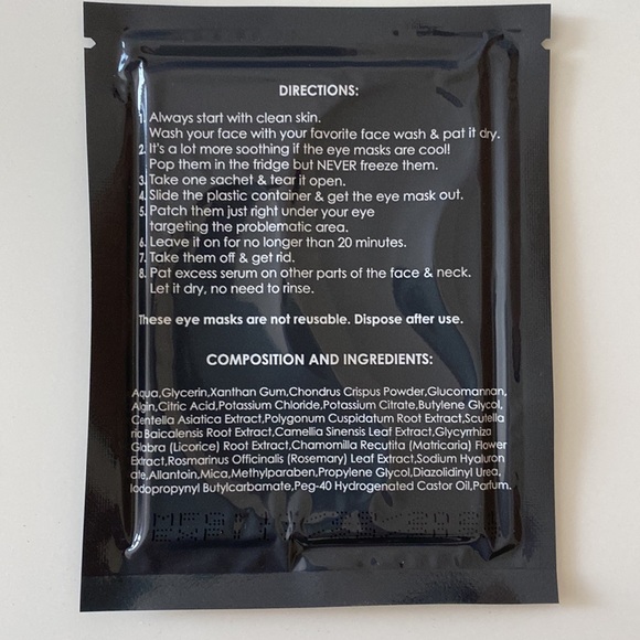 DERMORA Accessories 24k Gold Eye Mask Poshmark